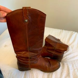 Frye Melissa Button Boots - Extended Calf